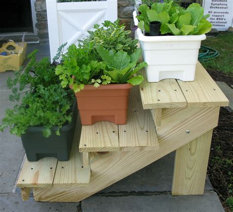 stair step plant stand|step planters for outdoor plants.